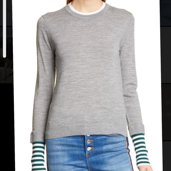 Veronica Beard Avory Striped Contrast 